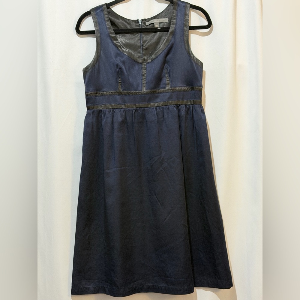 Proenza Schouler for Target Midnight Blue Formal 100% Silk Sleeveless Dress